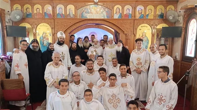 رفات القديس الأنبا موسى القوي تتلألأ ببركة الطيب في دير الشايب بالأقصر