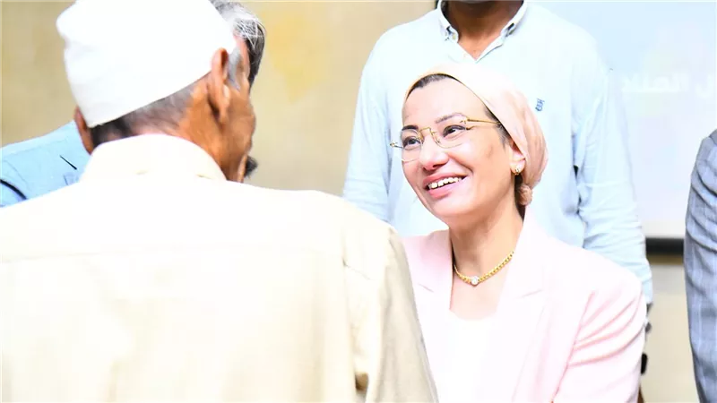 وزيرة البيئة تشارك في احتفالية أبطال المناخ بجامعة هليوبوليس لتكريم المزارعين