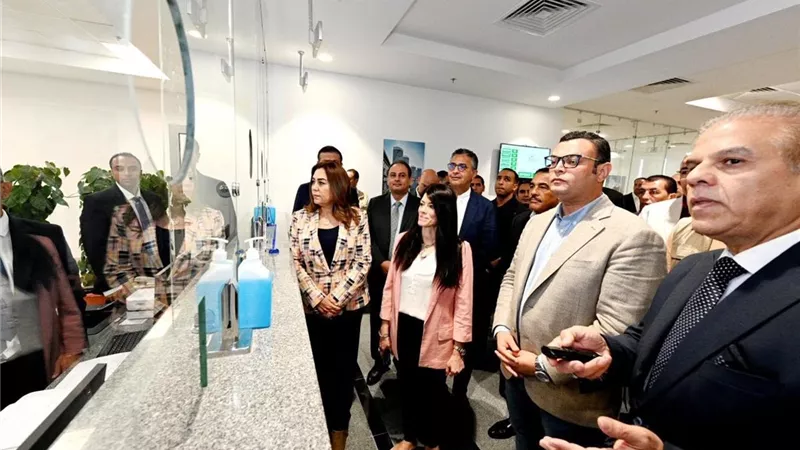 بحضور الشربيني والمشاط وعوض.. افتتاح مركز تكنولوجي لخدمة المواطنين بالعلمين