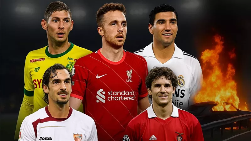 قبل ديوغو جوتا.. نجوم ودّعوا الملاعب في حوادث مأساوية
