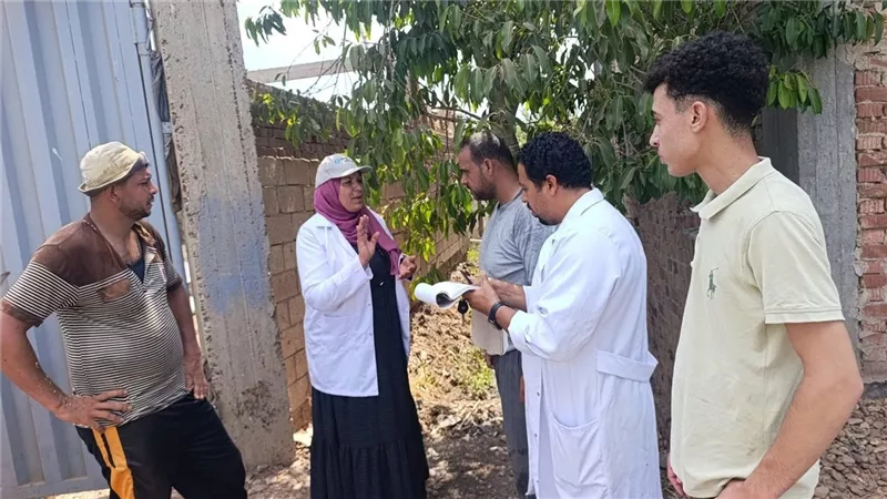 لجنة توعوية بدمياط للتعريف بأهمية التحصين ضد الحمى القلاعية والوادي 
