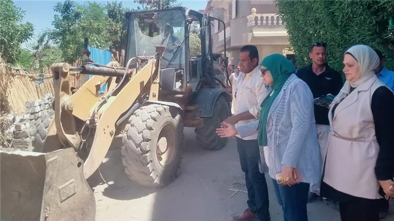 ابشواى: تنفيذ 13حالة إزالة فورية لتعديات البناء المخالف وفصل تياركهربائي
