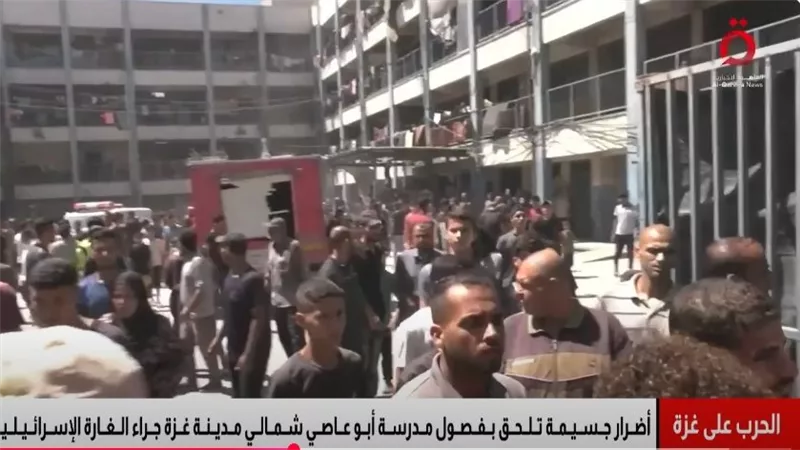 مجزرة في الشاطئ.. غارة إسرائيلية تستهدف مدرسة تؤوي نازحين غرب غزة