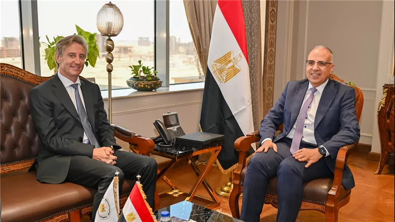 وزيرة الري يلتقي الممثل المقيم لبرنامج الأمم المتحدة الإنمائي في مصر