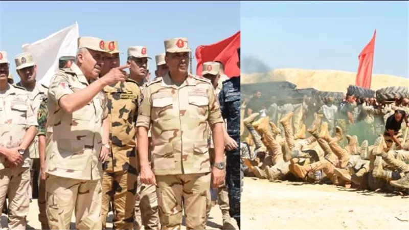 الفريق أحمد خليفة يشدد على تطوير المناهج ورفع الكفاءة بمعهد ضباط الصف|صور