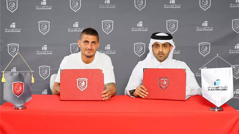 رسميًا: ماركو فيراتي يوقع للدحيل القطري في صفقة انتقال حر
