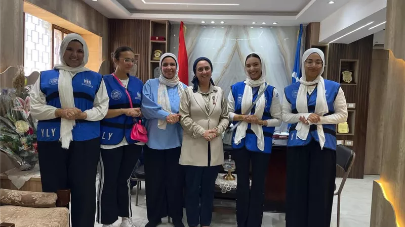تعزيز دور الشباب في السويس: وكيل وزارة الشباب والرياضة تلتقي بفريق YLY 
