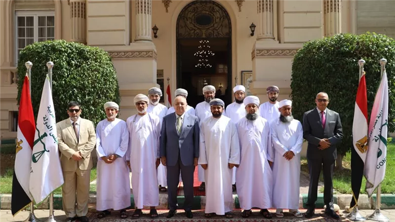 رئيس مجلس الدولة يستقبل وفد عمانى للاطلاع على جهود التحول الرقمى