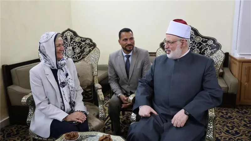 وكيل الأزهر يستقبل وفد سفراء وممثلي دول الاتحاد الأوروبي بالجامع الأزهر
