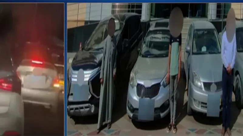 ضبط 4 أشخاص لقيامهم بحركات استعراضية عطلت المرور فى حفل زفاف بأطفيح