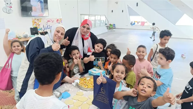 أبرز فعاليات النشاط الصيفي بقاعة رياض الأطفال بالمركز الاستكشافي بالسويس