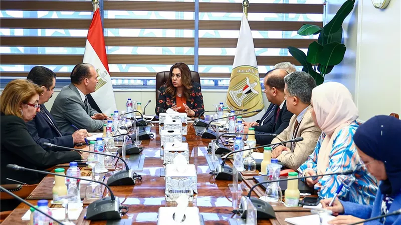 وزيرة التنمية المحلية تتابع الموقف التنفيذي لتطبيق الهوية البصرية