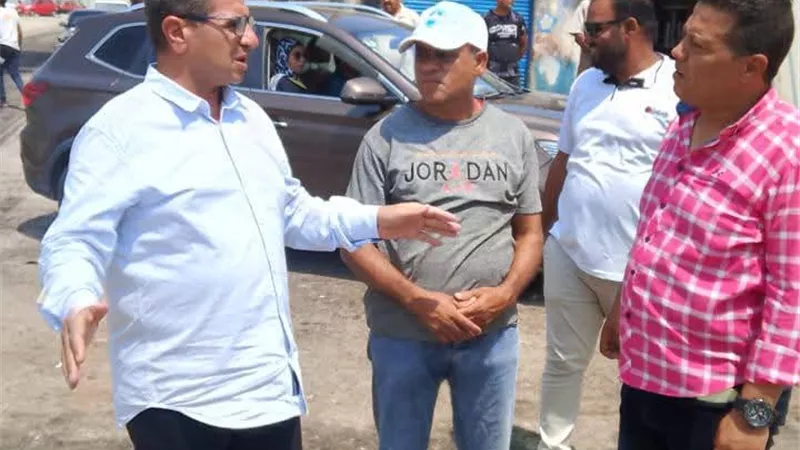 متابعة ميدانية شاملة للتطوير ورفع كفاءة الإنارة بنطاق حي الأربعين بالسويس