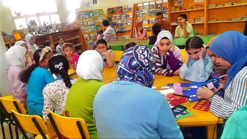 لقاءات تثقيفية وورش تدريبية للأطفال ضمن النشاط الصيفي بثقافة الفيوم