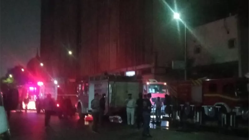 السيطرة على حريق محدود في سنترال رمسيس بعد تجدد اشتعال النيران