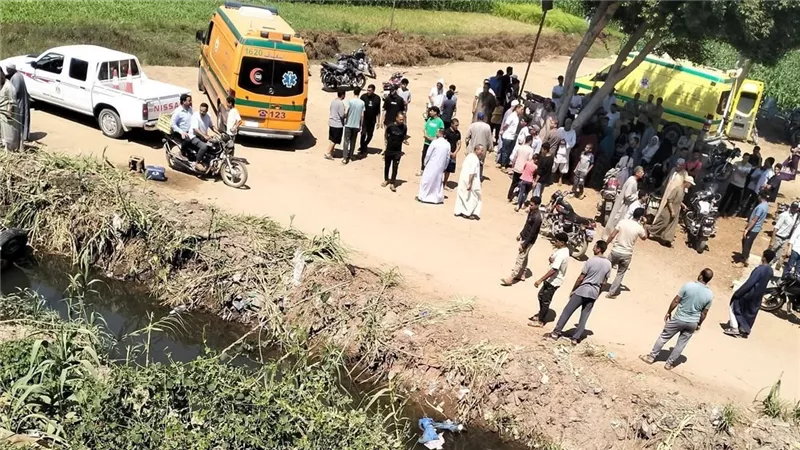 ارتفاع أعداد ضحايا حادث سقوط سيارة داخل ترعة بالمنوفية إلى ثلاث وفيات