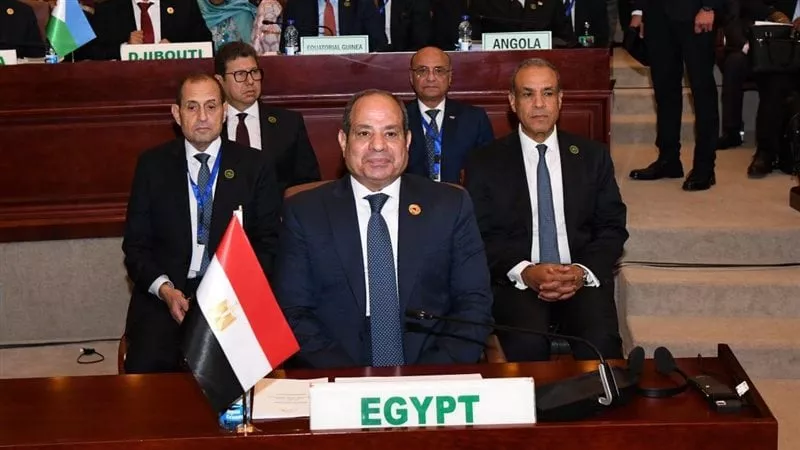 الرئيس السيسي: مركز التميز بالنيباد خطوة استراتيجية لمواجهة تغيرالمناخ | فيديو