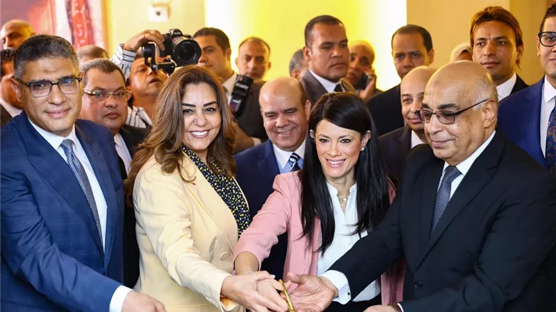 افتتاح مكتب توثيق الشهر العقاري بمجمع محاكم الجيزة بحضور عدد من الوزراء 