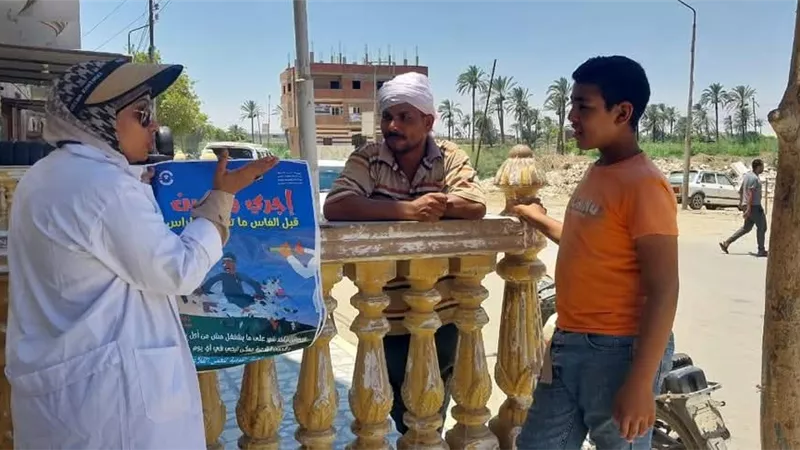 استمرار أعمال الحملة القومية الثانية للتحصين ضد الأمراض الوبائية في السويس