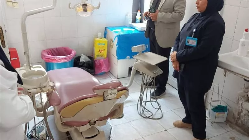 وكيل وزارة الصحة يتفقد مستشفى السويس العام لمتابعة سير العمل 