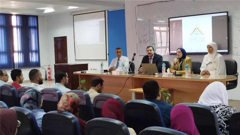 ورشة عمل عن المتابعة الإلكترونية لمؤشرات أداء الخطة الاستراتيجية بجامعة بنها