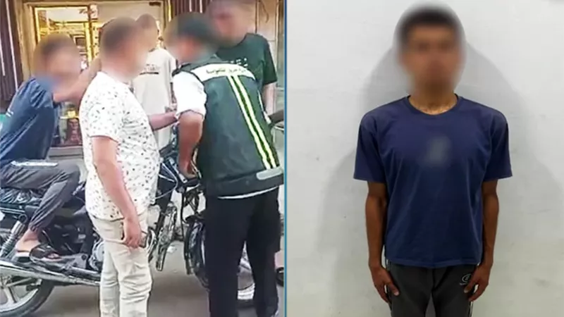 ضبط طالب اعترض على شرطي أثناء قيادته دراجة نارية دون لوحات بالقليوبية
