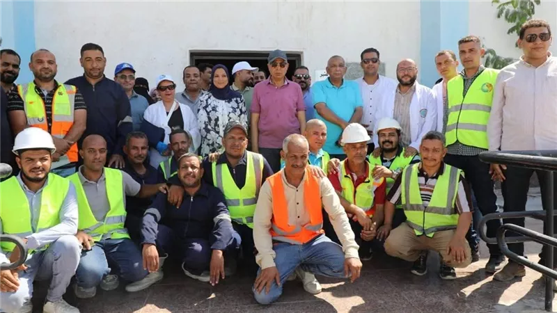 محافظة المنيا تتابع مشروع توسعة محطة مياه مطاي بتكلفة 500 مليون جنيه