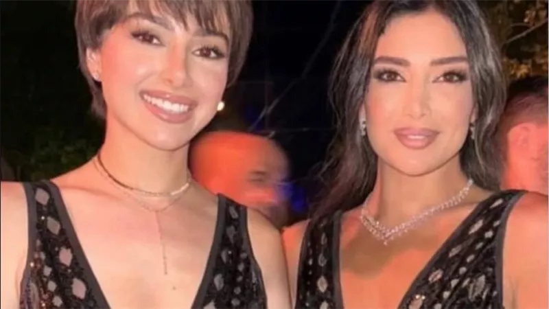 على مين أحلى؟ جيسيكا عزار ومارينا حلاني يرتدين نفس الفستان في زفاف سيليو صعب