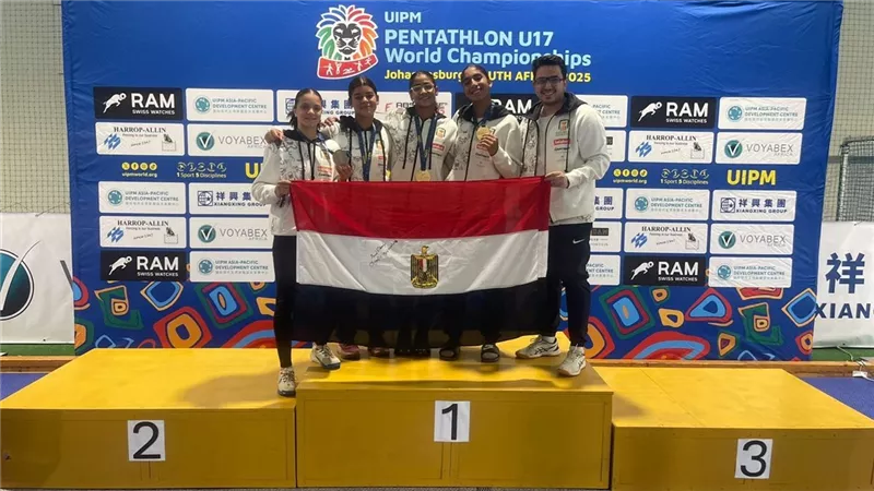 مصر تسيطر علي ذهبيات الفردي والفرق في بطولة العالم للشباب للخماسي الحديث