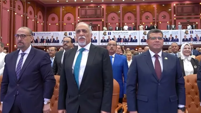 المؤتمر الجماهيري الأول لمانة القاهرة بمستقبل وطن لدعم مرشحي الحزب في الشيوخ