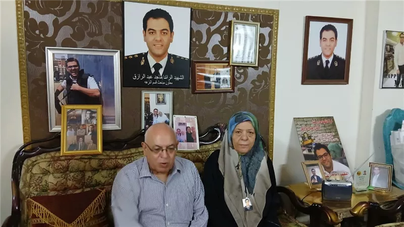 بعد تصفية الإرهابيين.. والدة الشهيد ماجد عبد الرازق: «حق ابني رجع»