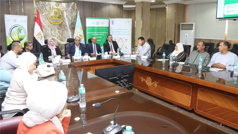 حوار مجتمعي لتعزيز الزراعة الذكية في مواجهة التغير المناخي بكفرالشيخ 