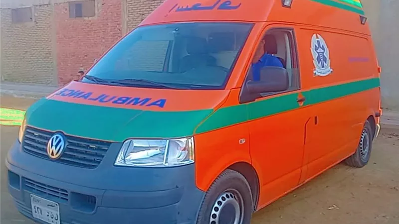 إصابة شخصين في تصادم ميني باص وسيارتين ملاكي بطريق السخنة