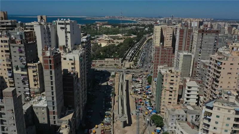 تقدم معدلات تنفيذ مشروع مترو الإسكندرية ضمن المرحلة الأولى | صور