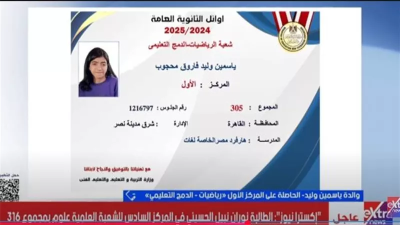 والدة الأولى على «رياضيات» المشوار كان صعبًا والبداية كانت مجهولة