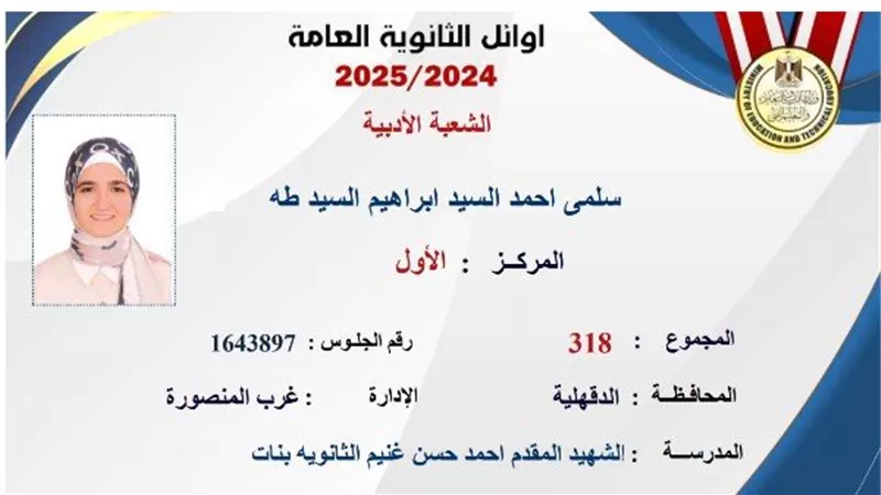 والدة الأولى أدبي: كنا جالسين أمام التلفزيون ولم نصدق النتيجة في البداية|فيديو
