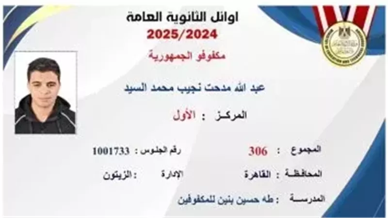 الحاصل على المركز الأول من المكفوفين: بعد إعلان النتيجة عمّت الفرحة في البيت