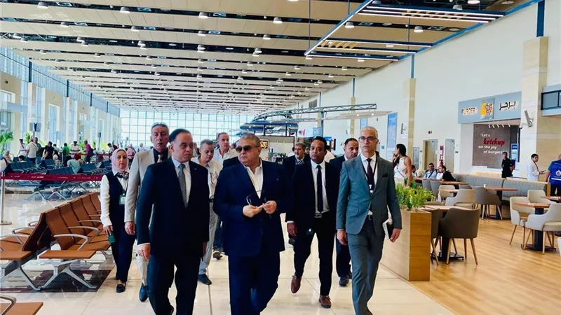 العليا للتفتيش الأمني والبيئي تتفقد مطارات برج العرب والعلمين ومرسى مطروح 