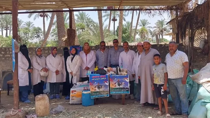 قدمت خدمات علاجية ووقائية.. قافلة بيطرية شاملة في أبو حجر بالسويس 