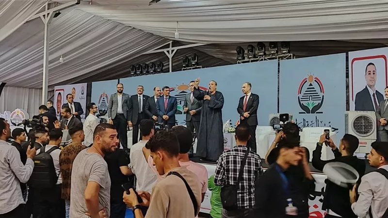 بحضور القيادات والرموز.. انطلاق مؤتمر جماهيري حاشد لـ