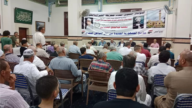 مولد الشبراوي.. مفتي الجمهورية: مصر بلد الأمن والأمان ومحفوظة بعناية الله