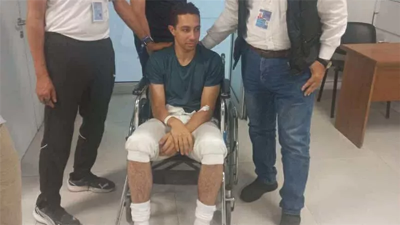 وزير الرياضة يطمئن علي الحالة الصحية لمحمد حمزة بعد إصابته في جورجيا