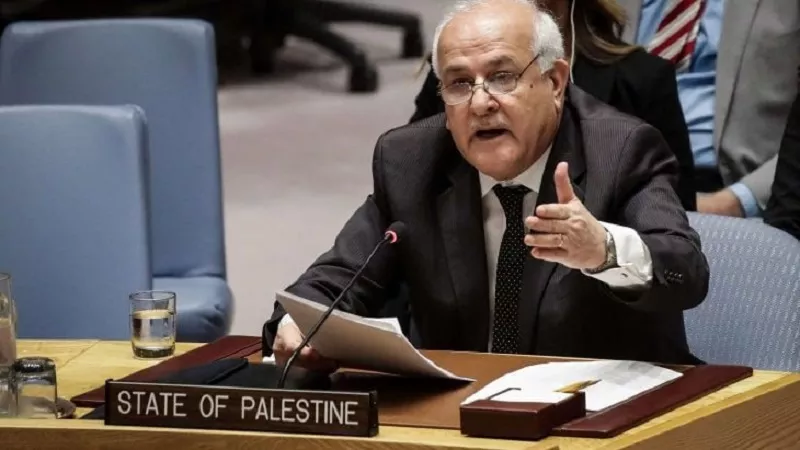 مندوب فلسطين بالأمم المتحدة: إسرائيل تسعى للسيطرة  الكاملة على غزة 