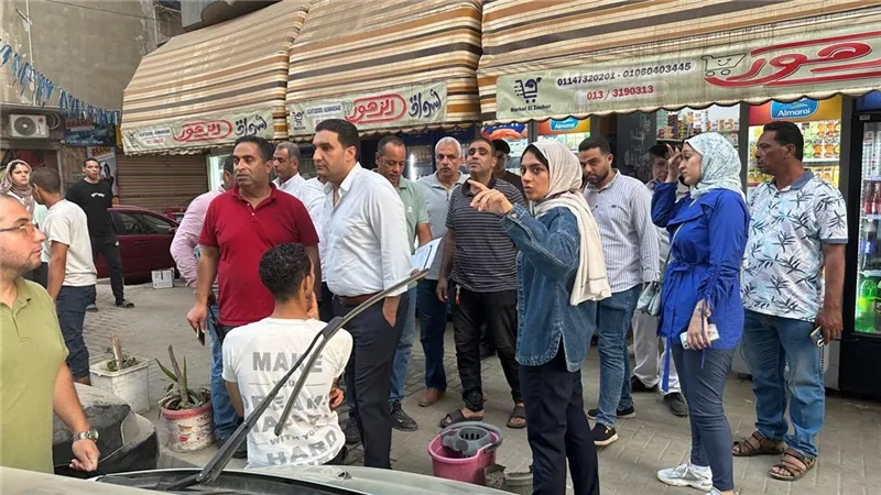 حملة مكثفة ببنها تضبط كميات كبيرة من سلع غذائية فاسدة ومجهولة المصدر