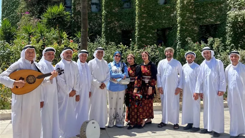 الاحتفاء بفرقة العريش للفنون الشعبية المشاركة بمهرجان جرش الـ39 