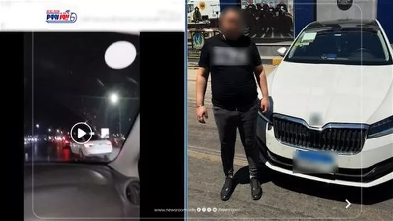 احتفال متهور.. ضبط شاب استعرض بسيارته فى حفل زفاف بالإسكندرية