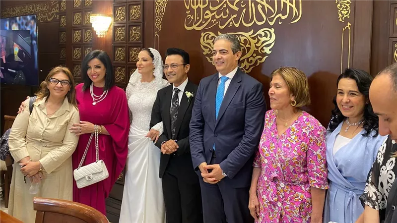 نقيب الإعلاميين يحضر عقد قران الإعلامي محمد سعيد محفوظ