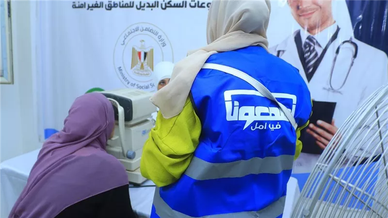 التضامن تطلق قافلة تنموية بمنطقة حدائق أكتوبر في إطار دعم سكان المناطق المطورة