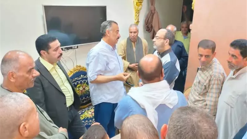 تدخل عاجل لحل مشكلة ترعة الحريق في مركز الفشن ببنى سويف 