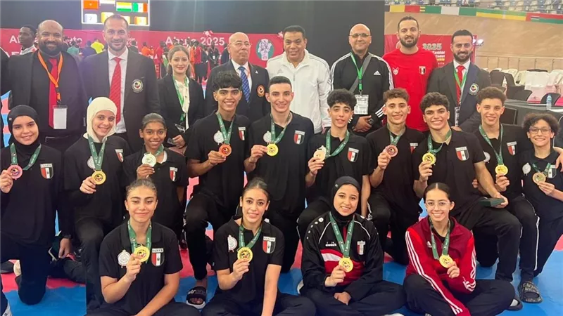 منتخب الكاراتيه يحقق 12 ميدالية متنوعة بمنافسات اليوم الأول  ببطولة إفريقيا 